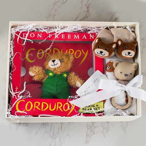 Corduroy Bear Book N Plush Set