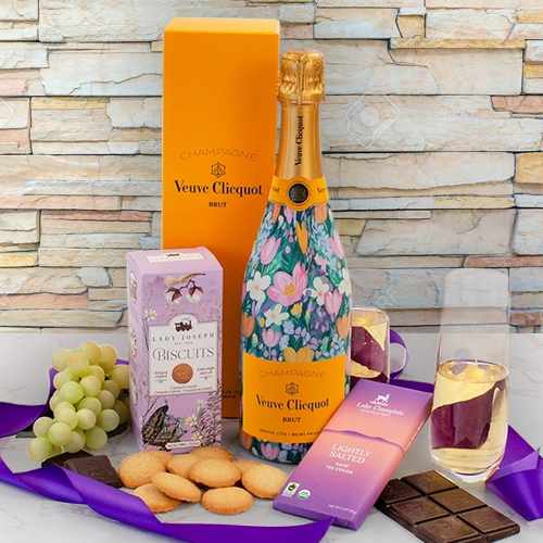 Premium French Champagne N Gourmet Treats