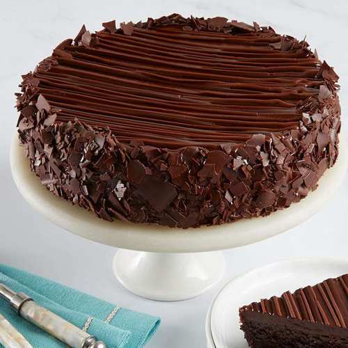 Chocolate Enrobed Brownie Cake