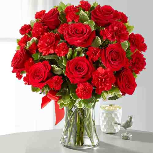 Red Flower Arrangement