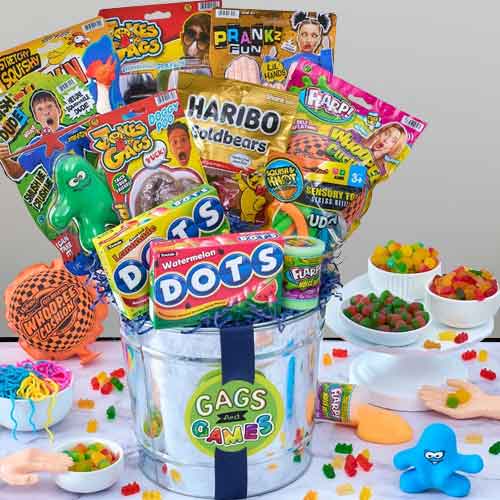 Gaming Basket With Toys